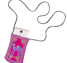 Pink Camel Mini Purse / Mobile Pouch For Womens Hook