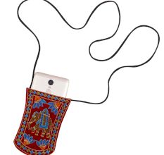 Red Elephant Floral  Mini Purse / Mobile Pouch For Womens Hook