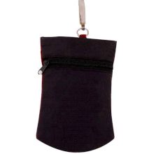 Maroon Peacock Mini Purse / Mobile Pouch For Womens Hook