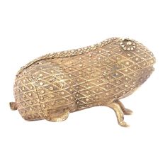 Bronze Tribal Lucky Frog Animal Ashtray
