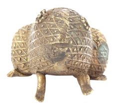 Bronze Tribal Lucky Frog Animal Ashtray