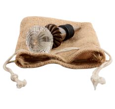Clear Glass Wine Stopper