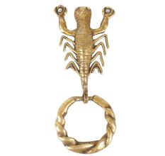 Scorpion Design Vintage Style  Brass Door Knocker