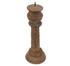 Rustic Handmade Brass Candlestick