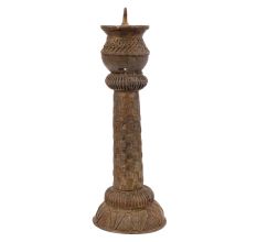 Rustic Handmade Brass Candlestick