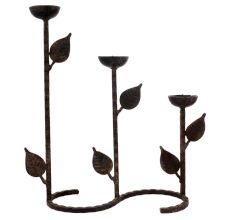Vintage Brass Candle Stand
