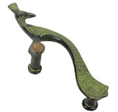 Handecor Brass Designer Peacock Door Handle
