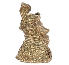 Tribal Art Benin Bronze Bust Oba of Benin
