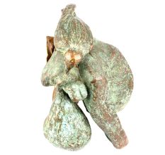 Bronze and Cast Iron Bird Cement Casting Statue in a Nest