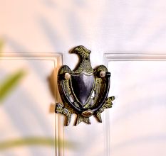 Vintage Bronze Eagle Door Knocker