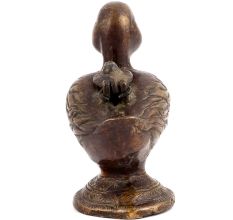 Old Vintage Brass Duck Box