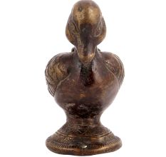 Old Vintage Brass Duck Box