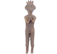 Dhokra Casting Tribal Man Praying Statue