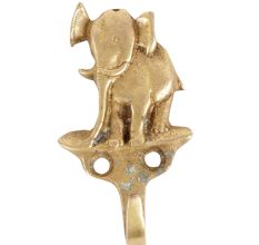 Brass Elephant Statue Wall Hooks