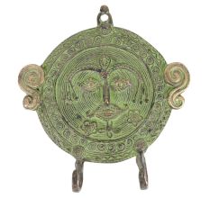 Brass Tribal Hanging Hooks with Patina