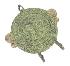 Brass Tribal Hanging Hooks with Patina