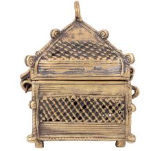 Brass Temple Dhokra Style Jewellery Box