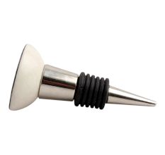 Black Boat Flat Ceramic Wine Stopper