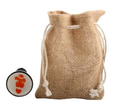 Orange Fish Flat Ceramic Wine Stopper