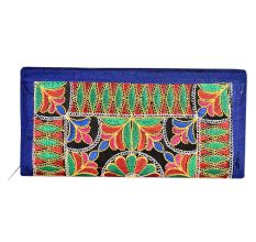 Blue Hand Clutch Indian Tribal Banjara Clutch Bag