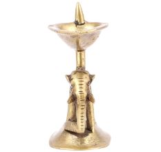 Elephant Oil Lamp Sculpture