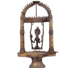 Brass Swing Handmade Indian Tribal Statue