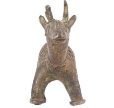 Deer Standing Tribal Art Statue