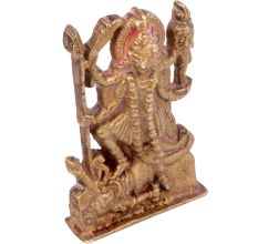 Hindu Goddess Kali Maa Brass Statue