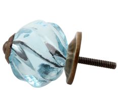 Water Interior Cut Glass Drawer Knob Online