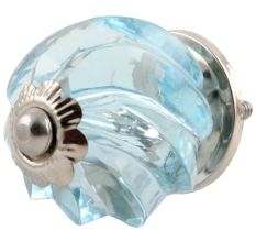 Water Interior Cut Glass Drawer Knob Online