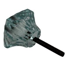 Water Glass Square Cut Drawer Knob Online