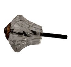 Clear Glass Square Cut Drawer Knob Online