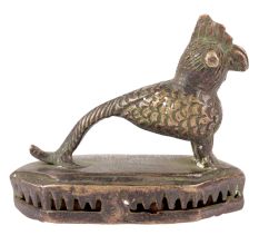 Hand Carved Peacock Jali Cut Feet Cleaner Scrub