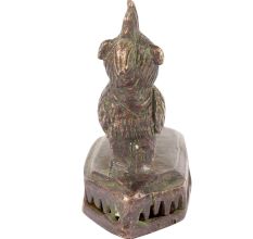 Hand Carved Peacock Jali Cut Feet Cleaner Scrub