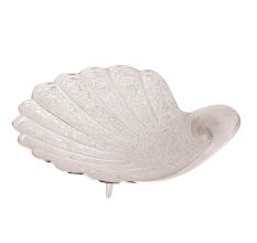 Silver Finish Brass Fruit Bowl