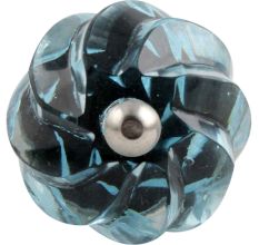 Water Interior Glass Cut Wine Stopper