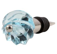 Water Interior Glass Cut Wine Stopper
