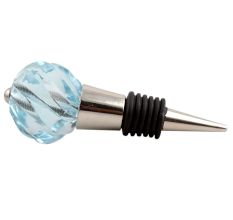 Water Interior Glass Cut Wine Stopper