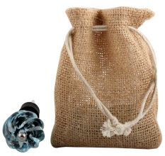 Water Interior Glass Cut Wine Stopper