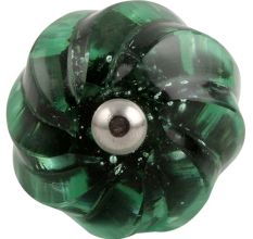 Mint Interior Glass Cut Wine Stopper