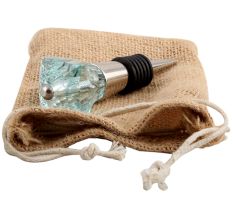 Water Glass Square Cut Wine Stopper