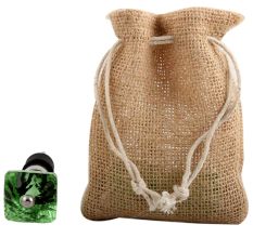 Green Glass Square Cut Wine Stopper