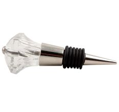 Clear Glass Square Cut Wine Stopper
