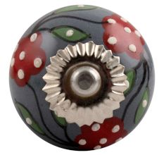 Pea Green Leaf Flower Ceramic Drawer Knob Online