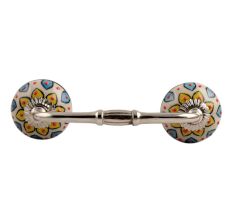 Yellow Sunflower Flower Ceramic Bridge Handle