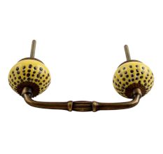 Yellow Ceramic Bridge Handle