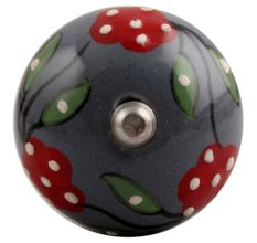 Pea Green Leaf Flower Ceramic Wine Stopper