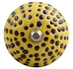 Yellow Ceramic Wine Stopper