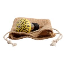 Yellow Ceramic Wine Stopper