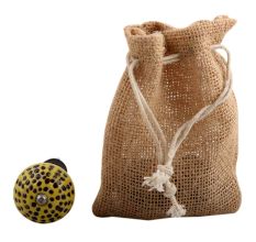 Yellow Ceramic Wine Stopper